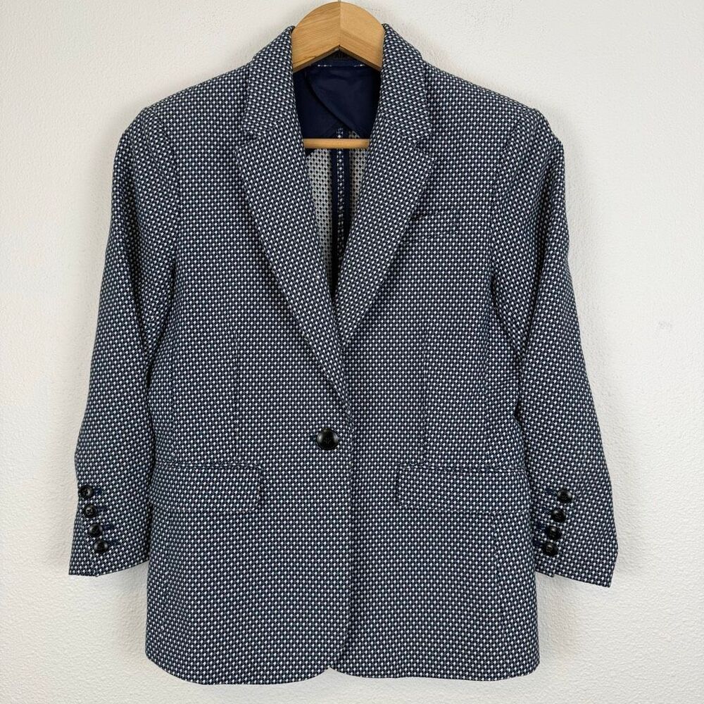 ATM Anthony Thomas Melillo Navy Schoolboy Blazer Size 6
